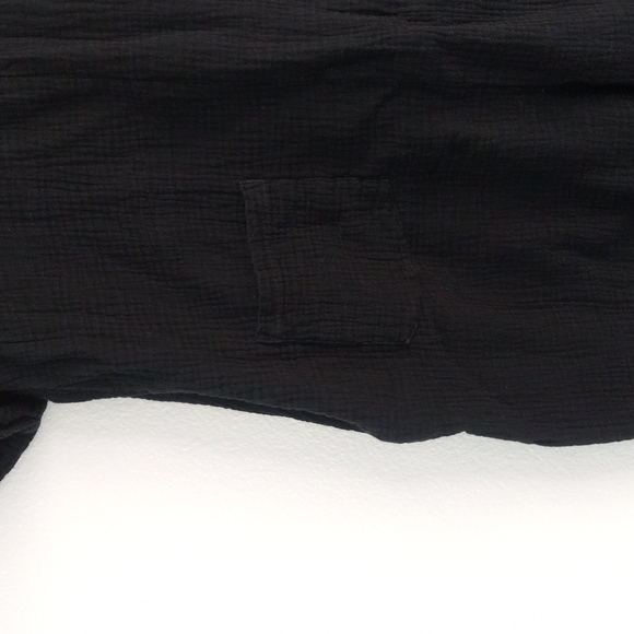 Mabel Black Button Up Romper Size M/L - Picture 5 of 5